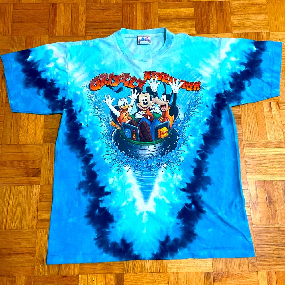 SINGLE STITCH - Vintage Disney - DISNEYLAND - Tie Dye Shirt